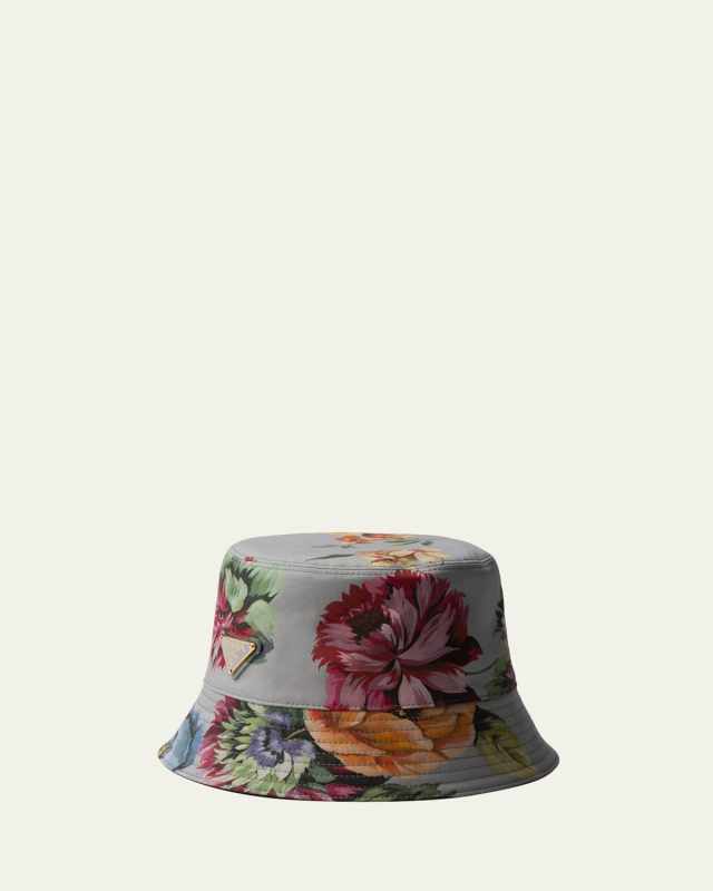 Floral Cotton Bucket Hat